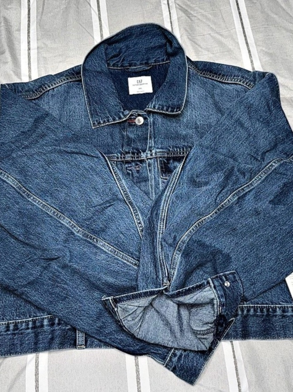 Gap x Victoria Beckham Relaxed Crop Denim Jacket